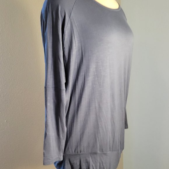 C9 BY CHAMPION Long Sleeve Open Back Training Shirt || BLUE - Picture 6 of 10